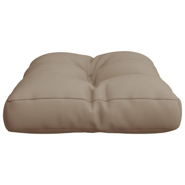 vidaXL Pallet Cushion Taupe 60x40x12 cm Fabric