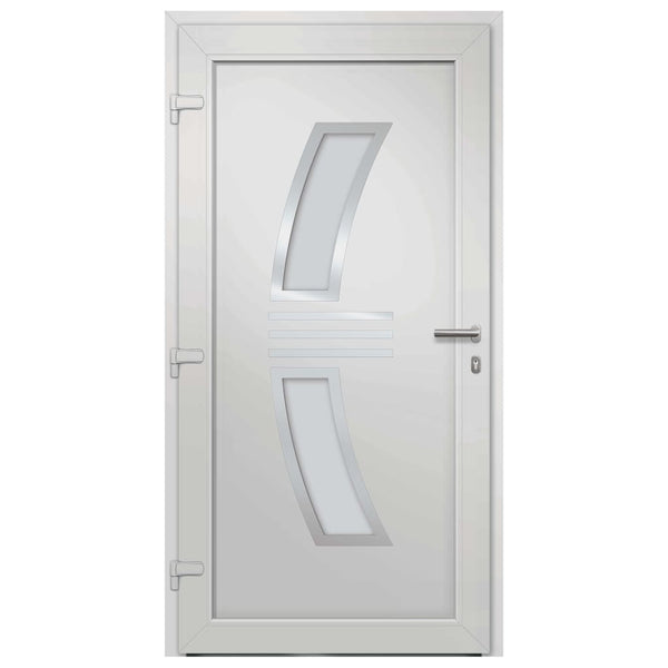vidaXL Front Door White 108x200 cm