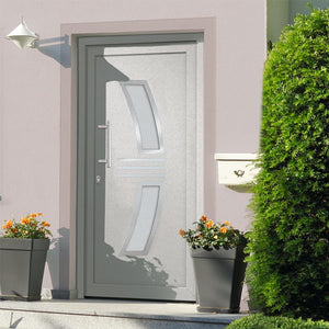 vidaXL Front Door White 108x208 cm