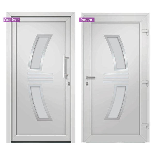 vidaXL Front Door White 88x200 cm