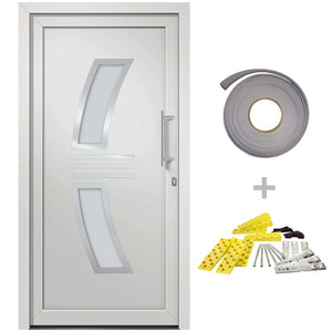 vidaXL Front Door White 98x200 cm