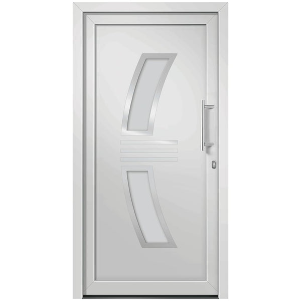 vidaXL Front Door White 108x200 cm