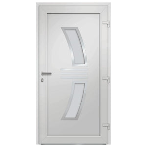 vidaXL Front Door White 108x200 cm