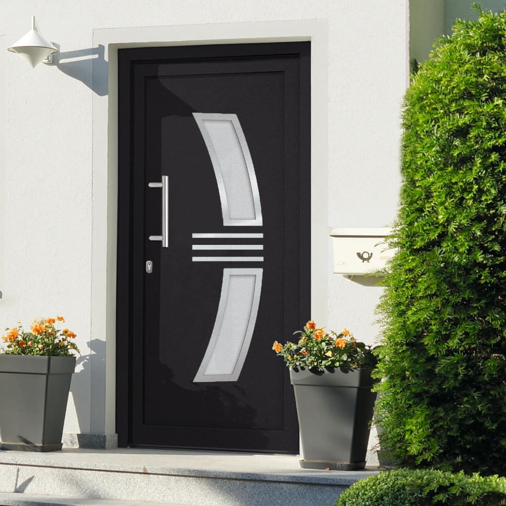 vidaXL Front Door Anthracite 88x200 cm