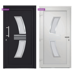 vidaXL Front Door Anthracite 108x200 cm
