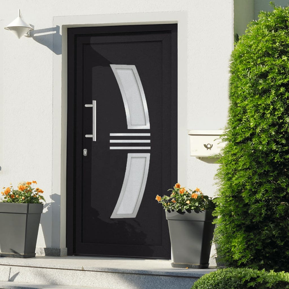 vidaXL Front Door Anthracite 108x200 cm