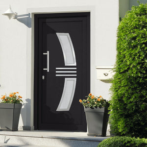 vidaXL Front Door Anthracite 108x200 cm