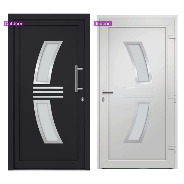 vidaXL Front Door Anthracite 88x200 cm