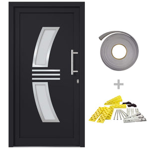 vidaXL Front Door Anthracite 98x208 cm