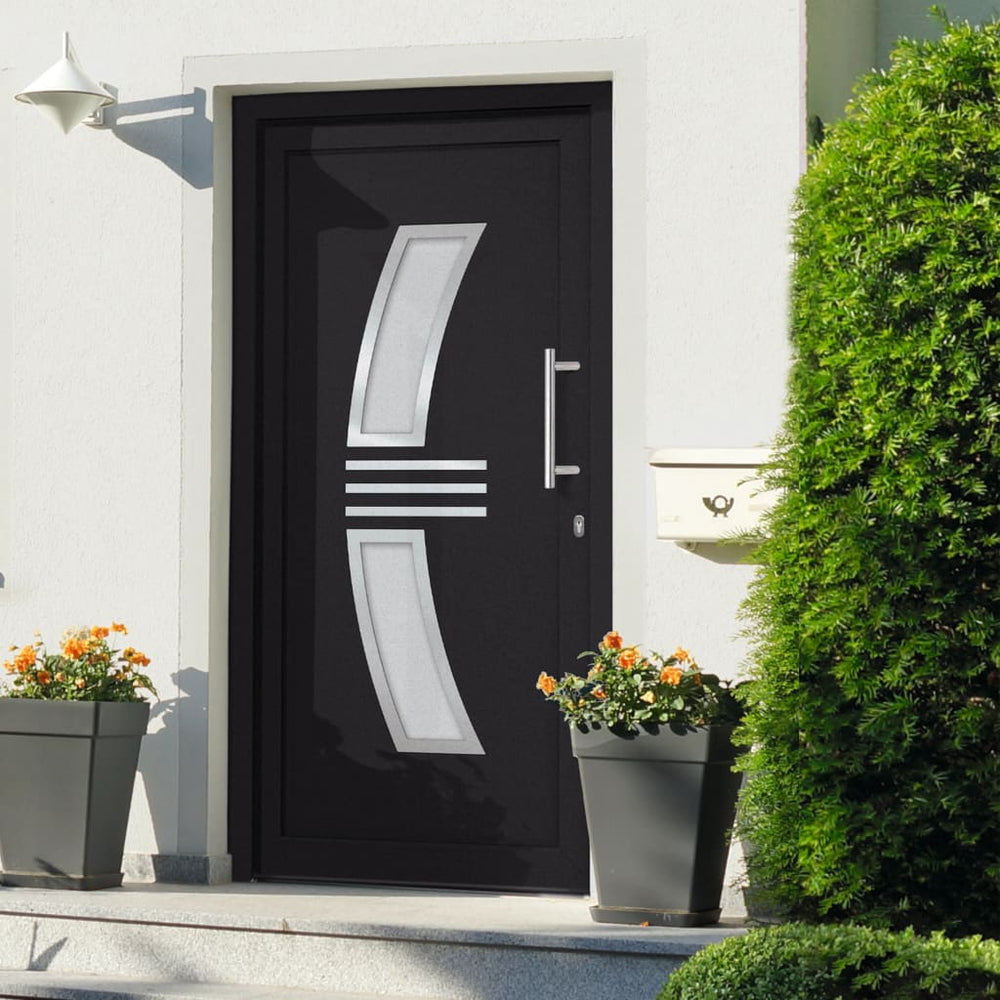 vidaXL Front Door Anthracite 98x208 cm