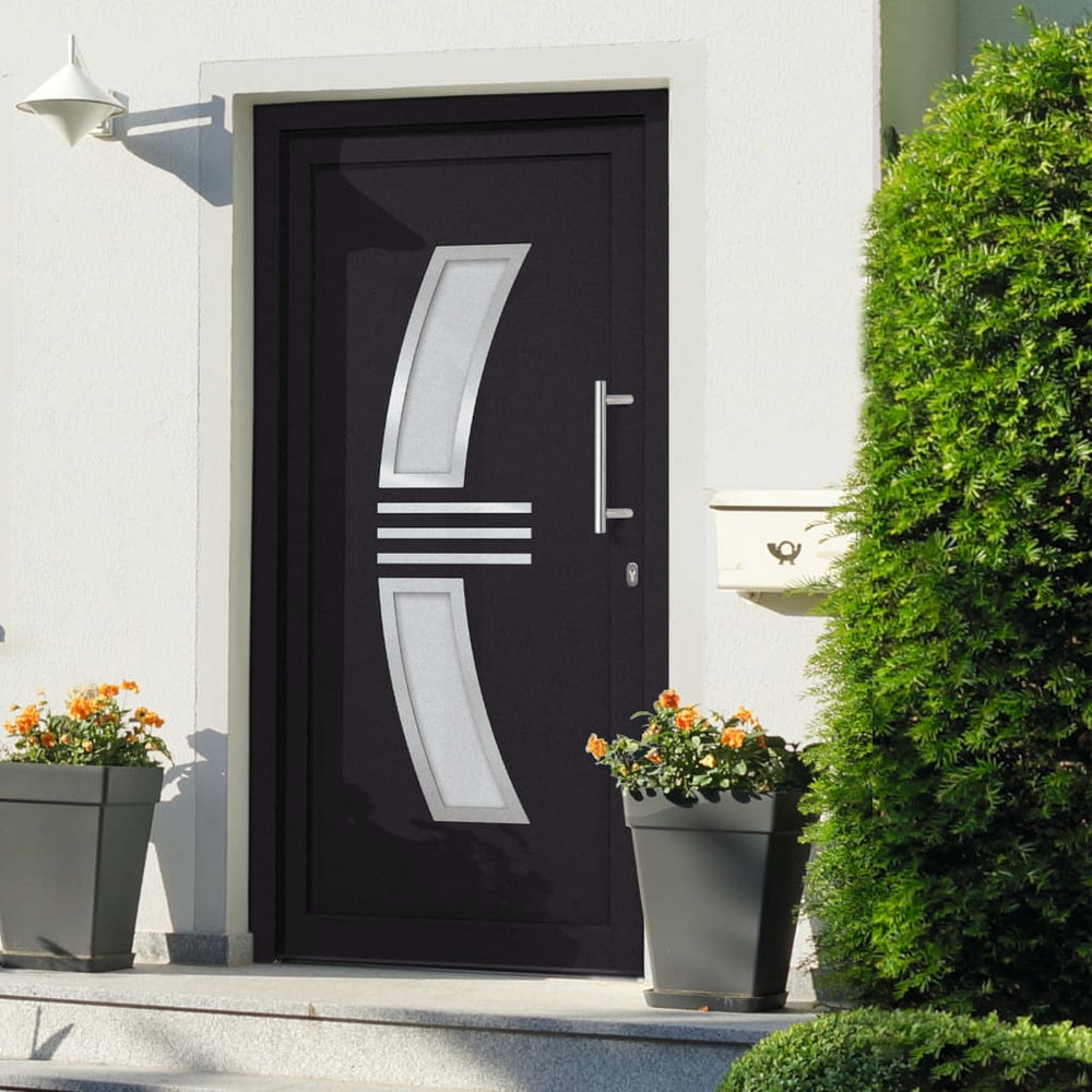 vidaXL Front Door Anthracite 108x200 cm
