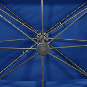 vidaXL Cantilever Umbrella with Air Vent 400x300 cm Azure Blue