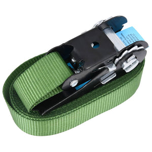 vidaXL Ratchet Tie-Down Straps 4 pcs 800 daN 6 m Green