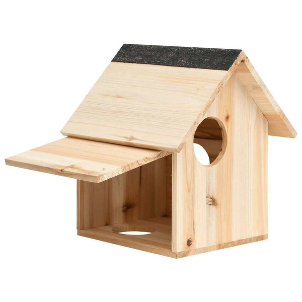 vidaXL Squirrel House Solid Fir Wood 26x25x29 cm