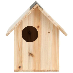 vidaXL Squirrel House Solid Fir Wood 26x25x29 cm
