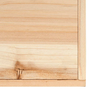 vidaXL Squirrel House Solid Fir Wood 26x25x29 cm