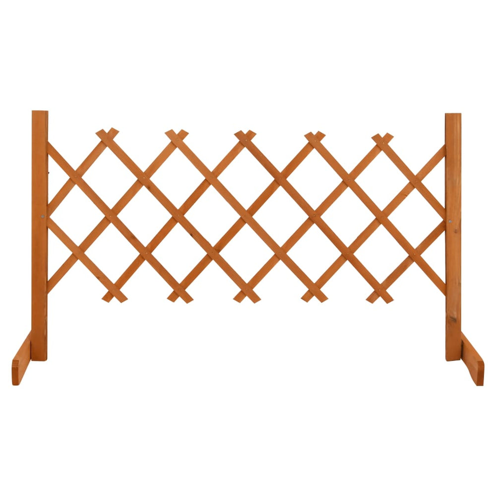 vidaXL Garden Trellis Orange 120x60 cm Solid Fir Wood