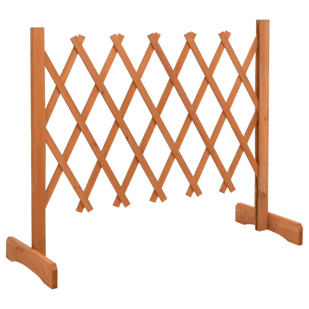 vidaXL Garden Trellis Orange 120x60 cm Solid Fir Wood