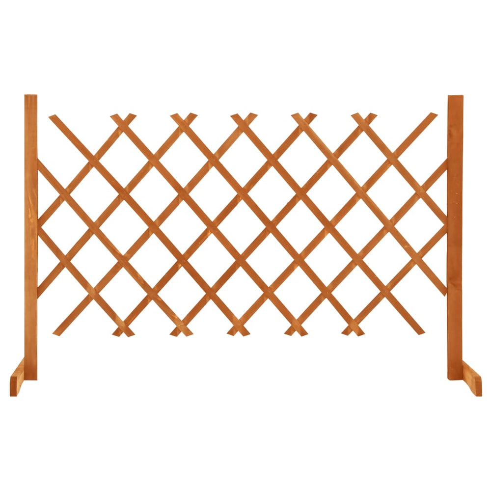 vidaXL Garden Trellis Orange 120x90 cm Solid Fir Wood
