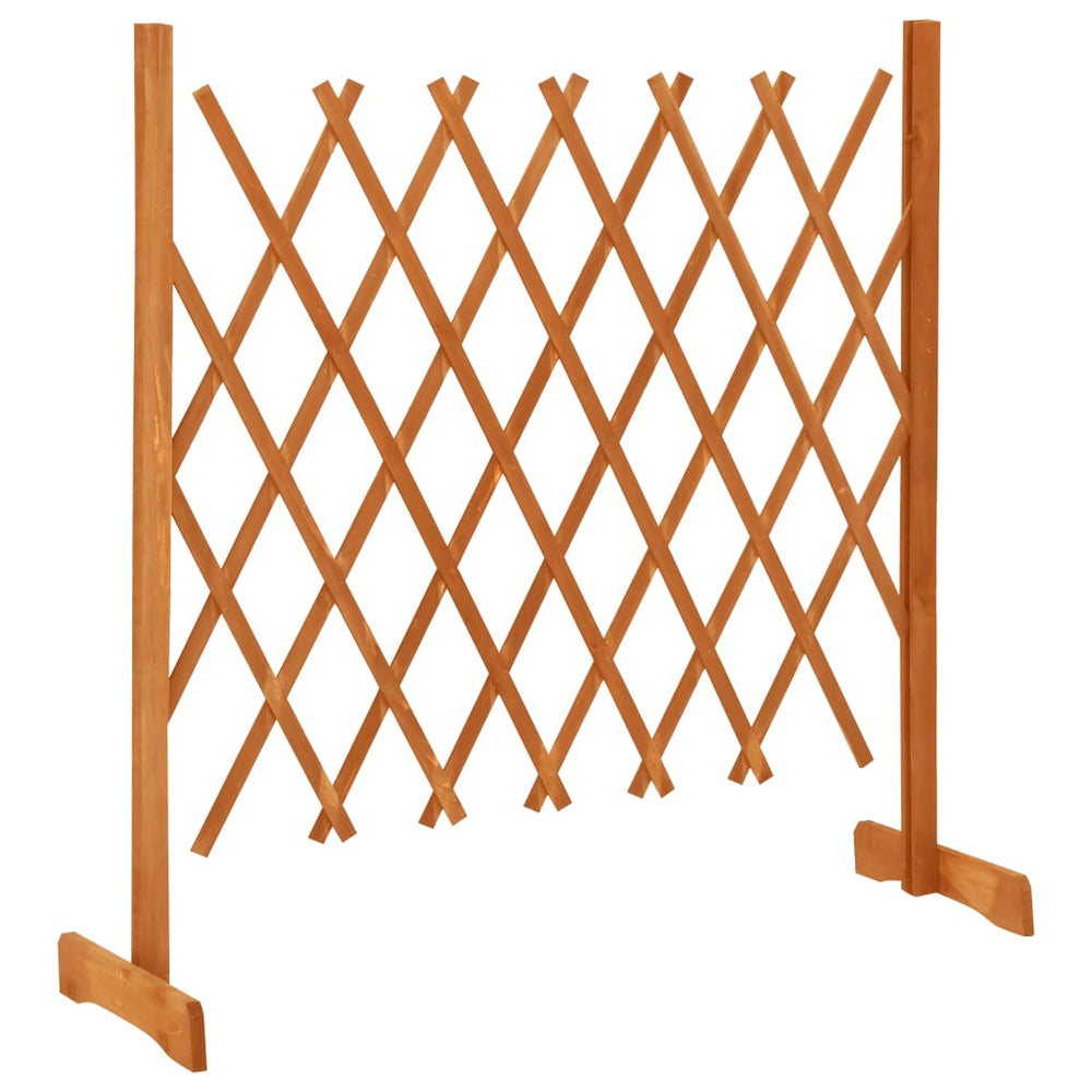 vidaXL Garden Trellis Orange 120x90 cm Solid Fir Wood