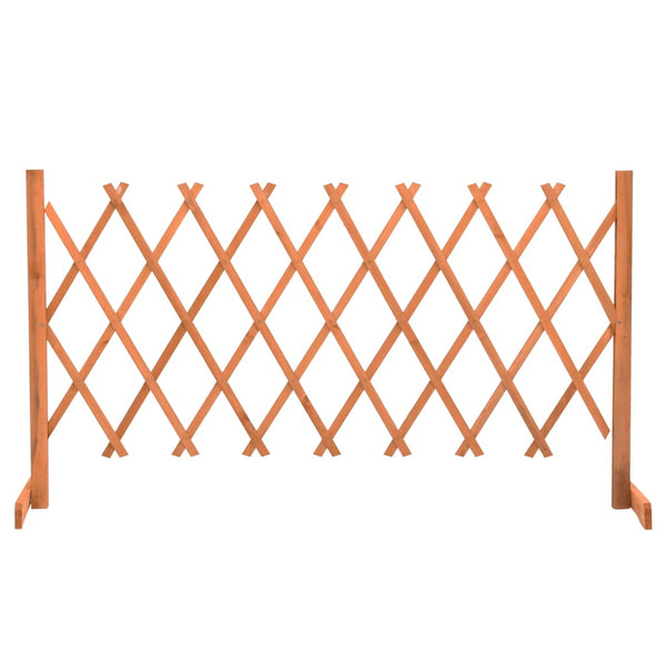 vidaXL Garden Trellis Orange 150x80 cm Solid Fir Wood