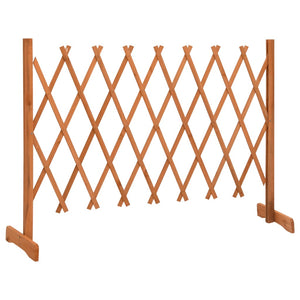 vidaXL Garden Trellis Orange 150x80 cm Solid Fir Wood