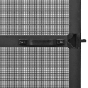 vidaXL Swivel Insect Screen Anthracite and Black 120 x 240 cm
