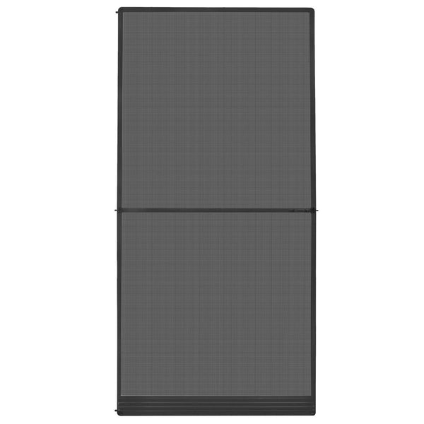 vidaXL Swivel Insect Screen Anthracite and Black 120 x 240 cm