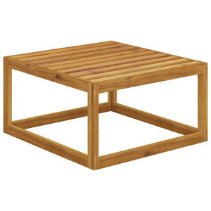 vidaXL 4-Piece Garden Lounge Set with Cushions Solid Acacia Wood