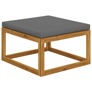 vidaXL 4-Piece Garden Lounge Set with Cushions Solid Acacia Wood