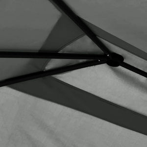 vidaXL Gazebo with Post Covers 3x4x2.6 m Anthracite 160 g/m²