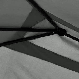 vidaXL Pavilion 3x4x2.6 m Anthracite 160 g/m²