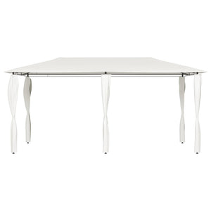 vidaXL Gazebo with Pole Covers 2.98x5.3x2.59 m Cream 160 g/m²