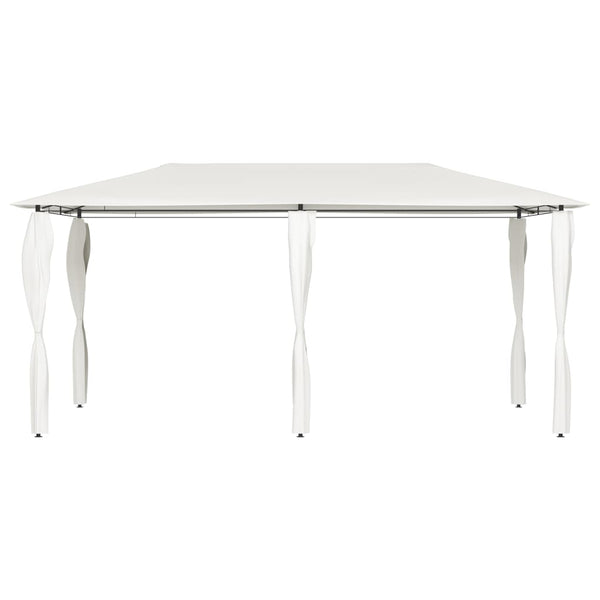 vidaXL Gazebo with Pole Covers 2.98x5.3x2.59 m Cream 160 g/m²