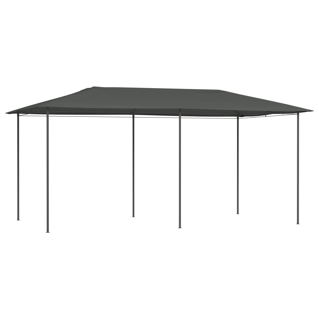 vidaXL Gazebo 2.98x5.3x2.59 m Grey 160 g/m²