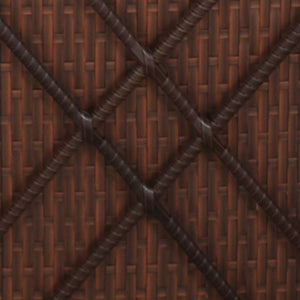 vidaXL 3-Piece Garden Sun Lounger Set with Tea Table Poly Rattan Brown