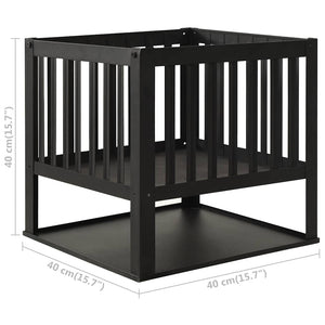 vidaXL Fire Pit 40x40x40 cm Steel