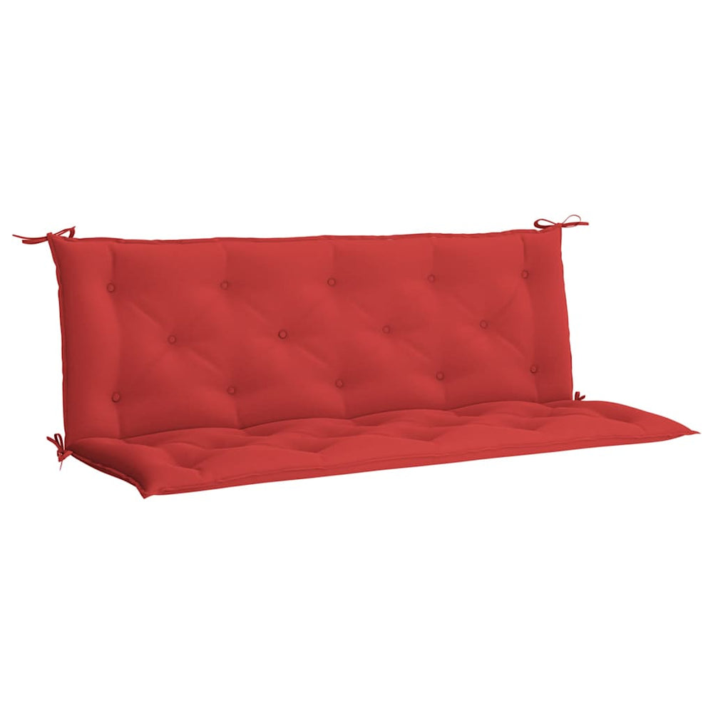 vidaXL Garden Bench Cushion Red 150x(50+50)x7 cm Oxford Fabric