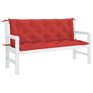 vidaXL Garden Bench Cushion Red 150x(50+50)x7 cm Oxford Fabric