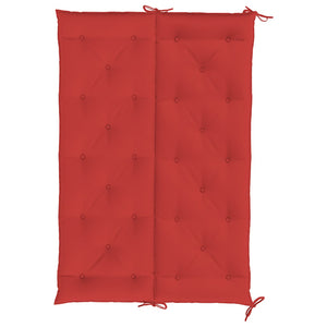vidaXL Garden Bench Cushion Red 150x(50+50)x7 cm Oxford Fabric
