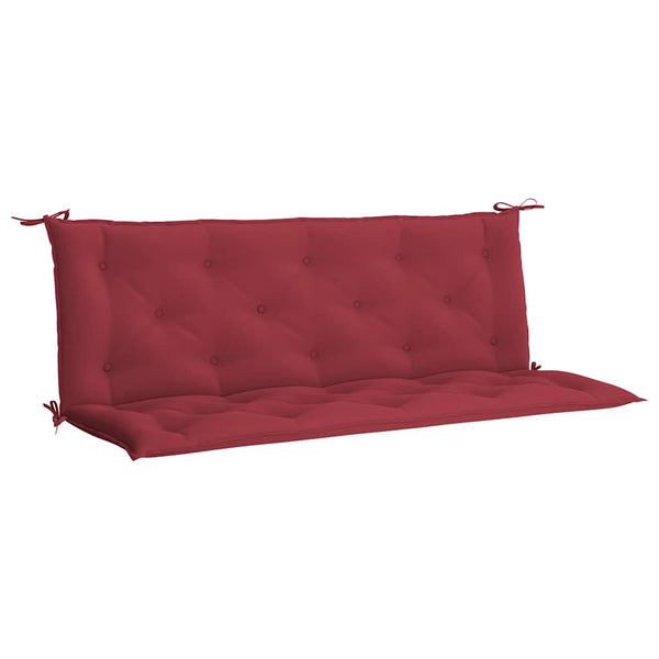 vidaXL Garden Bench Cushion Wine Red 150x(50+50)x7 cm Oxford Fabric