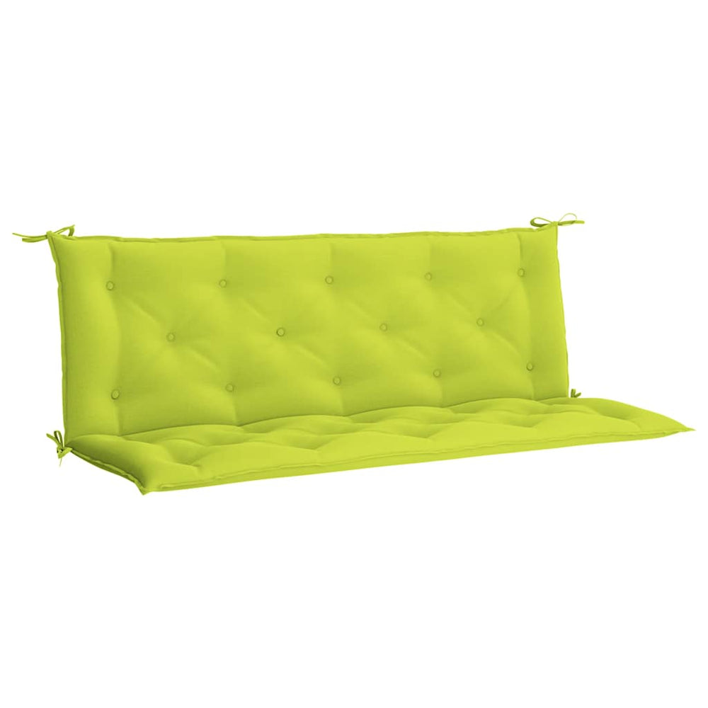 vidaXL Garden Bench Cushion Light Green 150x(50+50)x7 cm Oxford Fabric