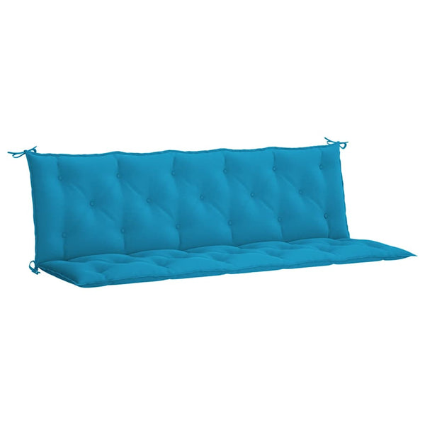 vidaXL Garden Bench Cushion Light Blue 180x(50+50)x7 cm Oxford Fabric