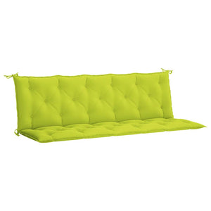 vidaXL Garden Bench Cushion Light Green 180x(50+50)x7 cm Oxford Fabric