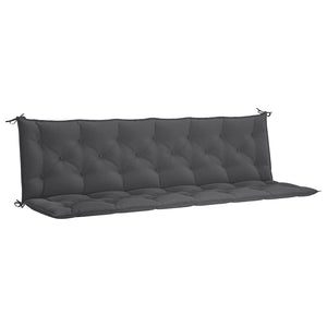 vidaXL Garden Bench Cushion Anthracite 200x(50+50)x7 cm Oxford Fabric