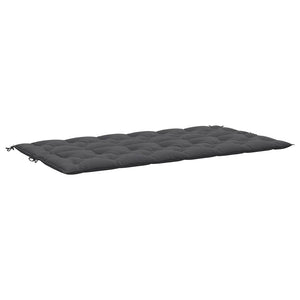 vidaXL Garden Bench Cushion Anthracite 200x(50+50)x7 cm Oxford Fabric