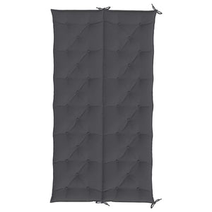 vidaXL Garden Bench Cushion Anthracite 200x(50+50)x7 cm Oxford Fabric
