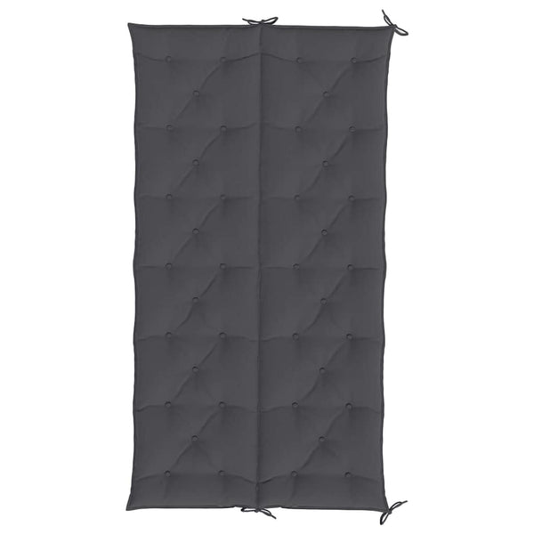 vidaXL Garden Bench Cushion Anthracite 200x(50+50)x7 cm Oxford Fabric