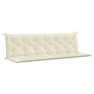 vidaXL Garden Bench Cushion Cream 200x(50+50)x7 cm Oxford Fabric