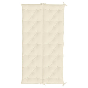 vidaXL Garden Bench Cushion Cream 200x(50+50)x7 cm Oxford Fabric